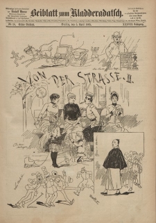 Kladderadatsch, 38. Jahrgang, 5. April 1885, Nr. 16 (Beiblatt)