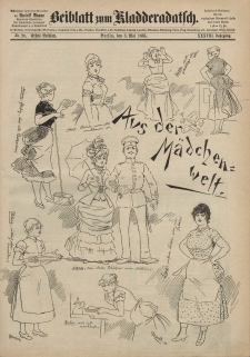 Kladderadatsch, 38. Jahrgang, 3. Mai 1885, Nr. 20 (Beiblatt)