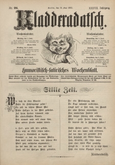 Kladderadatsch, 38. Jahrgang, 31. Mai 1885, Nr. 25