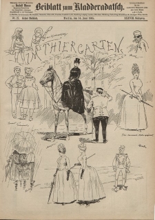 Kladderadatsch, 38. Jahrgang, 14. Juni 1885, Nr. 27 (Beiblatt)