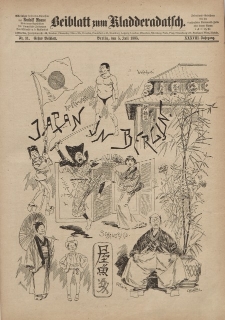 Kladderadatsch, 38. Jahrgang, 5. Juli 1885, Nr. 31 (Beiblatt)