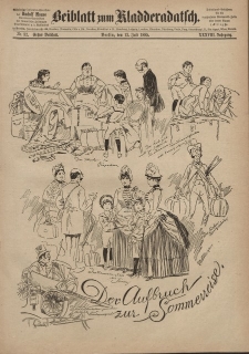Kladderadatsch, 38. Jahrgang, 12. Juli 1885, Nr. 32 (Beiblatt)
