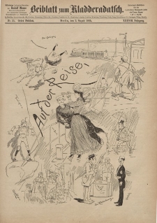 Kladderadatsch, 38. Jahrgang, 2. August 1885, Nr. 35 (Beiblatt)