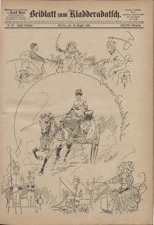 Kladderadatsch, 38. Jahrgang, 16. August 1885, Nr. 37 (Beiblatt)