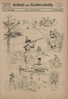 Kladderadatsch, 38. Jahrgang, 4. Oktober 1885, Nr. 46 (Beiblatt)