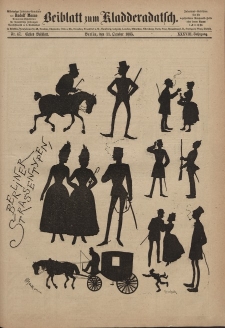 Kladderadatsch, 38. Jahrgang, 11. Oktober 1885, Nr. 47 (Beiblatt)