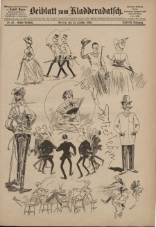 Kladderadatsch, 38. Jahrgang, 25. Oktober 1885, Nr. 49 (Beiblatt)