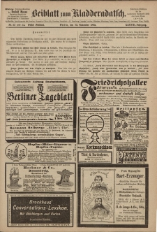 Kladderadatsch, 38. Jahrgang, 22. November 1885, Nr. 53/54 (Beiblatt)