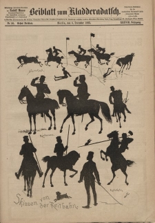 Kladderadatsch, 38. Jahrgang, 6. Dezember 1885, Nr. 56 (Beiblatt)