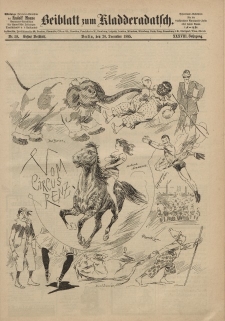 Kladderadatsch, 38. Jahrgang, 20. Dezember 1885, Nr. 58 (Beiblatt)