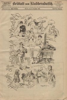 Kladderadatsch, 38. Jahrgang, 27. Dezember 1885, Nr. 59/60 (Beiblatt)