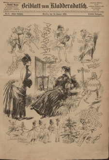 Kladderadatsch, 39. Jahrgang, 10. Januar 1886, Nr. 2 (Beiblatt)