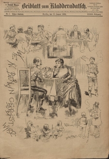 Kladderadatsch, 39. Jahrgang, 17. Januar 1886, Nr. 3 (Beiblatt)