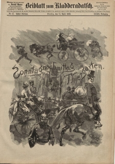Kladderadatsch, 39. Jahrgang, 11. April 1886, Nr. 17 (Beiblatt)