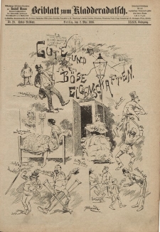Kladderadatsch, 39. Jahrgang, 2. Mai 1886, Nr. 20 (Beiblatt)