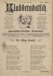 Kladderadatsch, 39. Jahrgang, 30. Mai 1886, Nr. 25