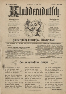 Kladderadatsch, 39. Jahrgang, 27. Juni 1886, Nr. 29/30