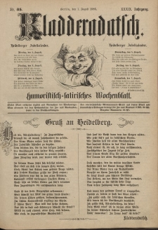 Kladderadatsch, 39. Jahrgang, 1. August 1886, Nr. 35