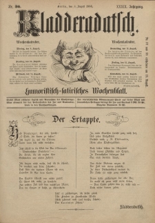Kladderadatsch, 39. Jahrgang, 8. August 1886, Nr. 36