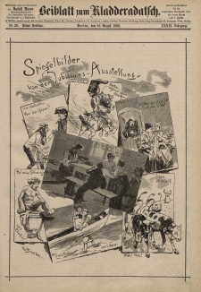 Kladderadatsch, 39. Jahrgang, 22. August 1886, Nr. 39 (Beiblatt)