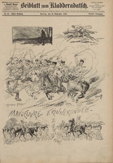 Kladderadatsch, 39. Jahrgang, 19. September 1886, Nr. 43 (Beiblatt)