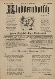 Kladderadatsch, 39. Jahrgang, 26. September 1886, Nr. 44/45