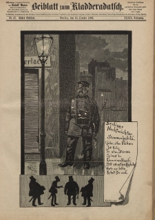Kladderadatsch, 39. Jahrgang, 10. Oktober 1886, Nr. 47 (Beiblatt)