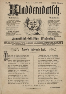Kladderadatsch, 39. Jahrgang, 17. Oktober 1886, Nr. 48