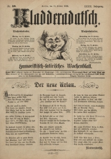 Kladderadatsch, 39. Jahrgang, 24. Oktober 1886, Nr. 49