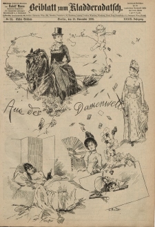 Kladderadatsch, 39. Jahrgang, 28. November 1886, Nr. 55 (Beiblatt)