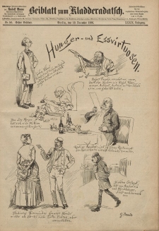 Kladderadatsch, 39. Jahrgang, 19. Dezember 1886, Nr. 58 (Beiblatt)
