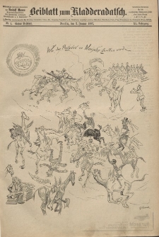 Kladderadatsch, 40. Jahrgang, 2. Januar 1887, Nr. 1 (Beiblatt)