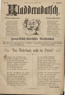 Kladderadatsch, 40. Jahrgang, 16. Januar 1887, Nr. 3