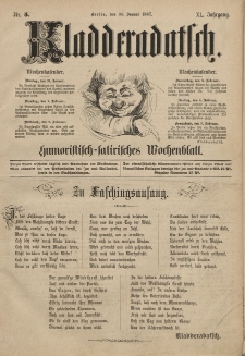 Kladderadatsch, 40. Jahrgang, 30. Januar 1887, Nr. 5