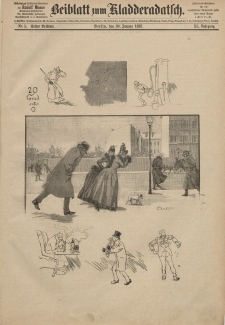 Kladderadatsch, 40. Jahrgang, 30. Januar 1887, Nr. 5 (Beiblatt)