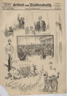 Kladderadatsch, 40. Jahrgang, 20. Februar 1887, Nr. 9 (Beiblatt)