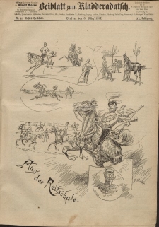 Kladderadatsch, 40. Jahrgang, 6. März 1887, Nr. 11 (Beiblatt)