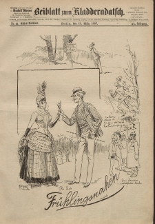 Kladderadatsch, 40. Jahrgang, 13. März 1887, Nr. 12 (Beiblatt)