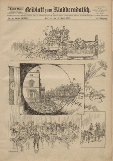 Kladderadatsch, 40. Jahrgang, 3. April 1887, Nr. 16 (Beiblatt)