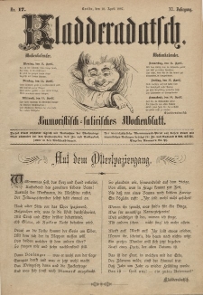 Kladderadatsch, 40. Jahrgang, 10. April 1887, Nr. 17