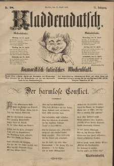 Kladderadatsch, 40. Jahrgang, 17. April 1887, Nr. 18