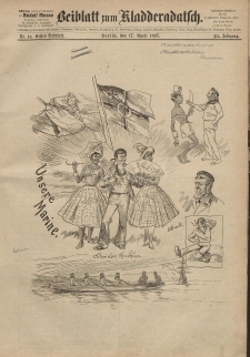 Kladderadatsch, 40. Jahrgang, 17. April 1887, Nr. 18 (Beiblatt)