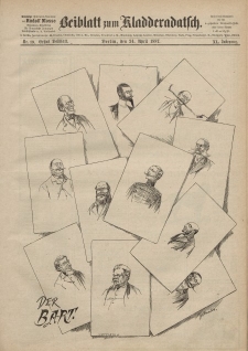 Kladderadatsch, 40. Jahrgang, 24. April 1887, Nr. 19 (Beiblatt)