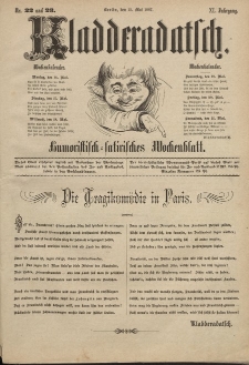 Kladderadatsch, 40. Jahrgang, 15. Mai 1887, Nr. 22/23