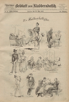 Kladderadatsch, 40. Jahrgang, 29. Mai 1887, Nr. 25 (Beiblatt)