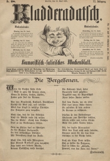 Kladderadatsch, 40. Jahrgang, 19. Juni 1887, Nr. 28