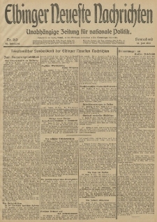 Elbinger Neueste Nachrichten, Nr. 160 Sonnabend 14 Juni 1913 65. Jahrgang