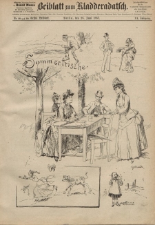 Kladderadatsch, 40. Jahrgang, 26. Juni 1887, Nr. 29/30 (Beiblatt)