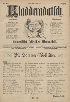 Kladderadatsch, 40. Jahrgang, 17. Juli 1887, Nr. 33