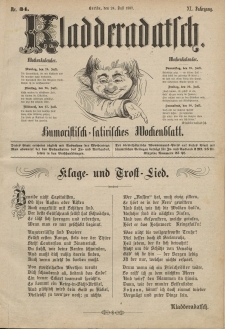 Kladderadatsch, 40. Jahrgang, 24. Juli 1887, Nr. 34